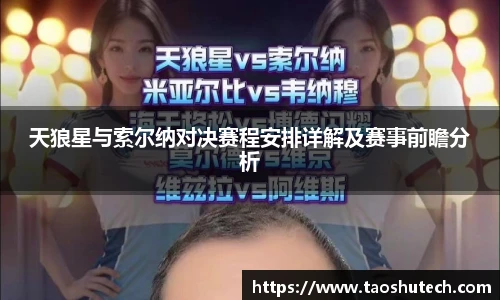 天狼星与索尔纳对决赛程安排详解及赛事前瞻分析