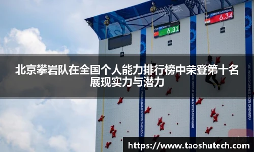 北京攀岩队在全国个人能力排行榜中荣登第十名展现实力与潜力